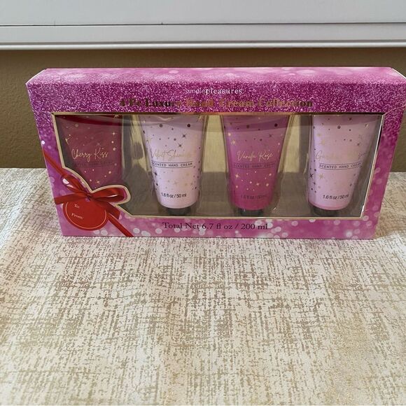 Simple Pleasures 4 Pc Luxury Hand Cream Collection Gift Set New - NWT - Picture 4 of 4